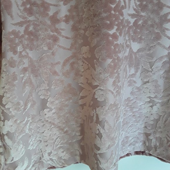 Mauve Textured Burnout Blouse Sz M NEW! - Picture 6 of 8